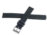 Skagen Women's 14mm x 14mm Dark Green Leather Silver Buckle Watch Band Strap