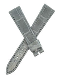 Zenith 17mm x 14mm Grey Alligator Leather Watch Band 1714-706 105-70 XS