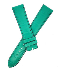 Gucci 20mm x  18mm Green Alligator Leather Watch Band Strap