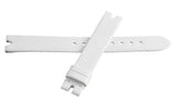 Genuine Omega Women's 12mm x 12mm White Leather Watch Band Strap GJB