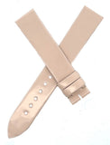 Poiray 16mm x 15mm Beige Patent Leather  Women's Watch Band Strap 105/70