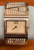 Armani Exchange AX4114 Smart Rose Gold Dial Rose Gold Stainless Women's Watch