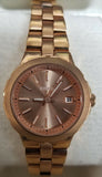 Fossil Ladies Sylvia Stainless Steel Rose Gold Tone Watch AM4402