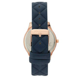 Juicy Couture JC/1104RGNV Navy Blue Dial Navy Blue Leather Strap Women's Watch