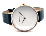 Skagen Watch SKW2316 Ditte White Dial with Leather's Band Watch Strap