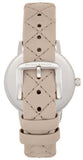 Kate Spade 1YRU0784 Metro Silver Dial Leather Strap Women's Watch