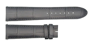 Montblanc 21mm x 18mm Men's Grey Watch Band Strap FDB