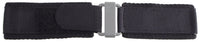 25mm Bell & Ross Men's  Black Canvas Watch Band W/ Silver Steel Buckle