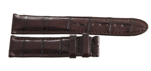 Montblanc Men's 19mm x 17mm Brown Alligator Leather Watch Band Strap FSK