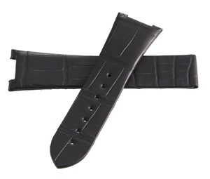 Omega 24mm x 18mm Black Leather Watch Band Strap CUZ011235 GJB