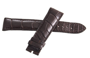 Bvlgari 21mm x 16mm Dark Brown Leather Watch Band 100128955 (M)