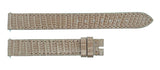 12mm Poiray Beige Women's Alligator Leather Watch Band 105/70