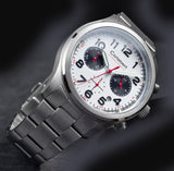 CORTEBERT Men's Chronograph White Dial Men's Watch  CB-3009