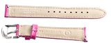 NEW Michele Womens 16mm Pink Patent Leather Watch Band