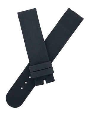 Dior Women's 17mm x 17mm Black Fabric Leather Watch Band Strap N3N3A