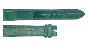 Genuine Chopard 15mm x 14mm Green Alligator Leather Watch Band Strap B0203-0138