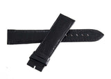 Pequignet 22mm x 20mm Black Alligator Leather Watch Band Strap