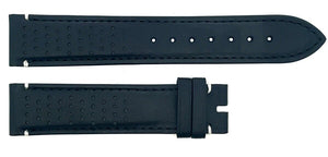 Chopard 19mm x 18mm Black Leather Men's Watch Band Strap