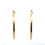 Gold tone Women's Round Hoops Earrings