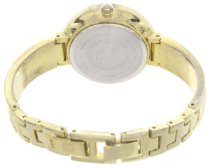 Anne Klein Women's Gold Tone Dial Gold Tone Metal Bangle Bracelet Watch AK/2584