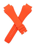 Richard Mille 19mm x 18mm Orange Rubber Watch Band Strap 63-01L OEM Genuine