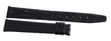 Girard Perregaux 15mm x 10mm Black Alligator Leather Watch Band Strap