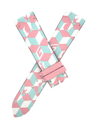 Gucci 20mm x 18mm Swiss Multi Colored Watch Strap Band