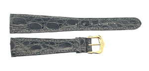 Raymond Weil 15mm Gray Leather Watch Strap Band NOS