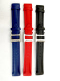 18mm Jacob & Co Polyurethane Women's Rubber Watch Band Strap