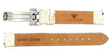 Aqua Master 14mm x 14mm Beige Alligator Watch Band