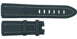 Montblanc 22mm x 20mm Canvas Silver Men's Watch Band Strap FSH