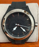 Armani Exchange AX1384 Active Black Dial Black Silicone Strap Men's Watch