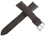 Raymond Weil 20mm Brown Leather Watch Band Strap W/ Silver Tone Buckle