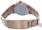 Peugeot Women's Rose Gold-tone White Dial Link Bracelet Watch 7064RG