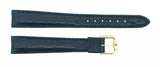 Revue Thommen 13mm Women's Black Leather Watch Band Strap