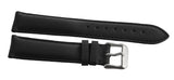 Hamilton Men's 20mm x 18mm Black Leather Watch Band Strap With Silver Buckle