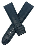 Montblanc Men's 22mm x 20mm Black Alligator Leather Watch Band FTE