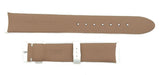Montblanc 15mm x 14mm White Pearlized Satin Leather Women's Watch Band FBB