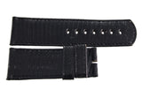 LOCMAN Men's 31mm x 30mm Black Lizard Leather Watch Band