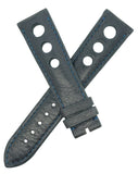 Chopard 21mm x 18mm Grey Genuine Leather Men's Watch Band Strap 21/18