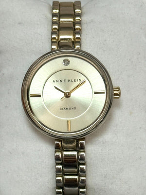Anne Klein Women's Gold Dial Gold Tone Bracelet Quartz Watch AK/2300 26mm