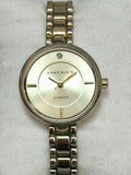 Anne Klein Women's Gold Dial Gold Tone Bracelet Quartz Watch AK/2300 26mm