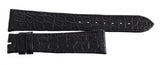 Genuine Omega Seamaster Black Alligator Strap Band 20mm x 16mm CUZ013142 GJB
