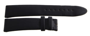 Montblanc Men's 19mm x 17mm Black Fabric Watch Band Strap FTE