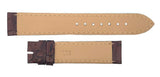 Montblanc 17mm x 15mm Brown Alligator Leather Unisex Watch Band Strap FUH