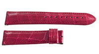 LOCMAN MEN'S 22MM CHERRY RED  ALLIGATOR LEATHER WATCH BAND STRAP