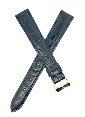 Raymond Weil 16mm X 14mm Black Alligator Watch Band Strap Large
