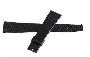 Girard Perregaux 18mm x 14mm Black Lizard Leather Watch Band