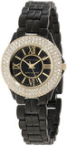 Anne Klein Womens Black Dial Black Tone Bracelet Watch 10/9537BKBK