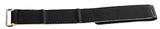 Genuine Sector 24mm Black & Beige Leather Fabric Velcrow Watch Band Strap